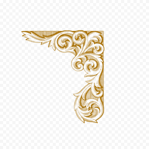 Corner flower, corner flower, frame, euporean pattern