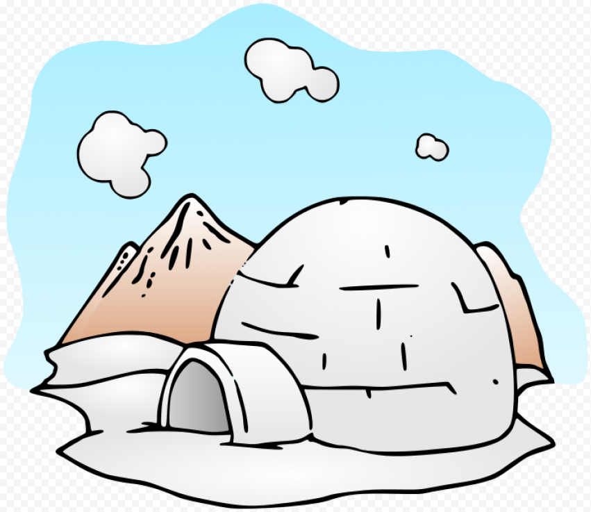 Igloo Eskimo, Igloo, white, building, hand
