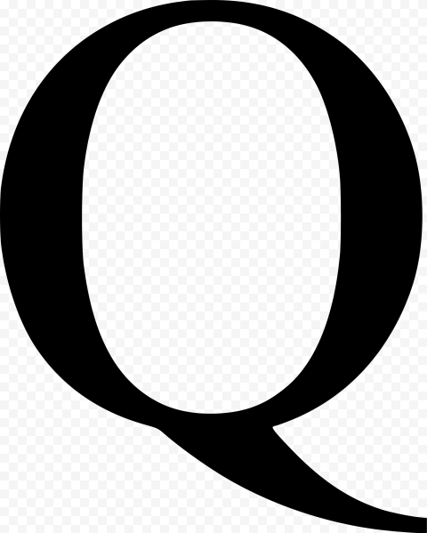 Q Letter PNG File