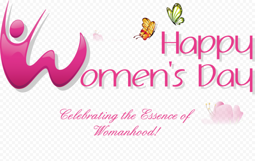 International Womens Day March 8 Woman Happiness Valentines Day, Women's Day theme material, love, holidays, text