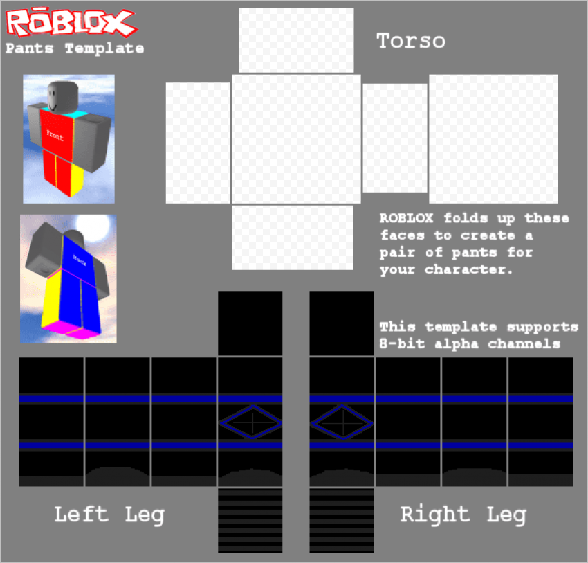 Template Transparent R15 04112017 - Roblox Pants Template 2017 PNG Image  With Transparent Background png - Free PNG Images