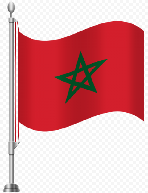 Flag of morocco buckle free material, morocco, flag, five pointed star