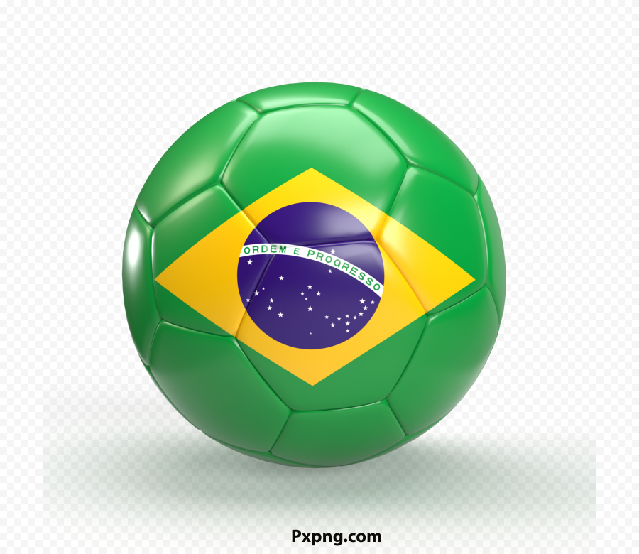 HD Flag Brazil in football PNG