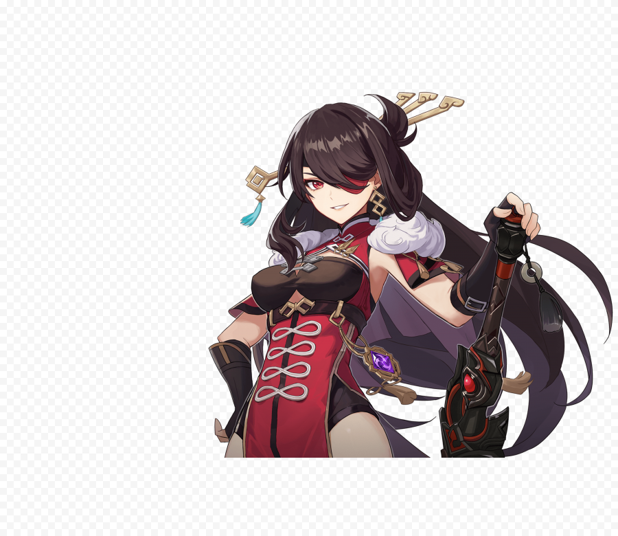 HD Beidou Character  genshin impact png