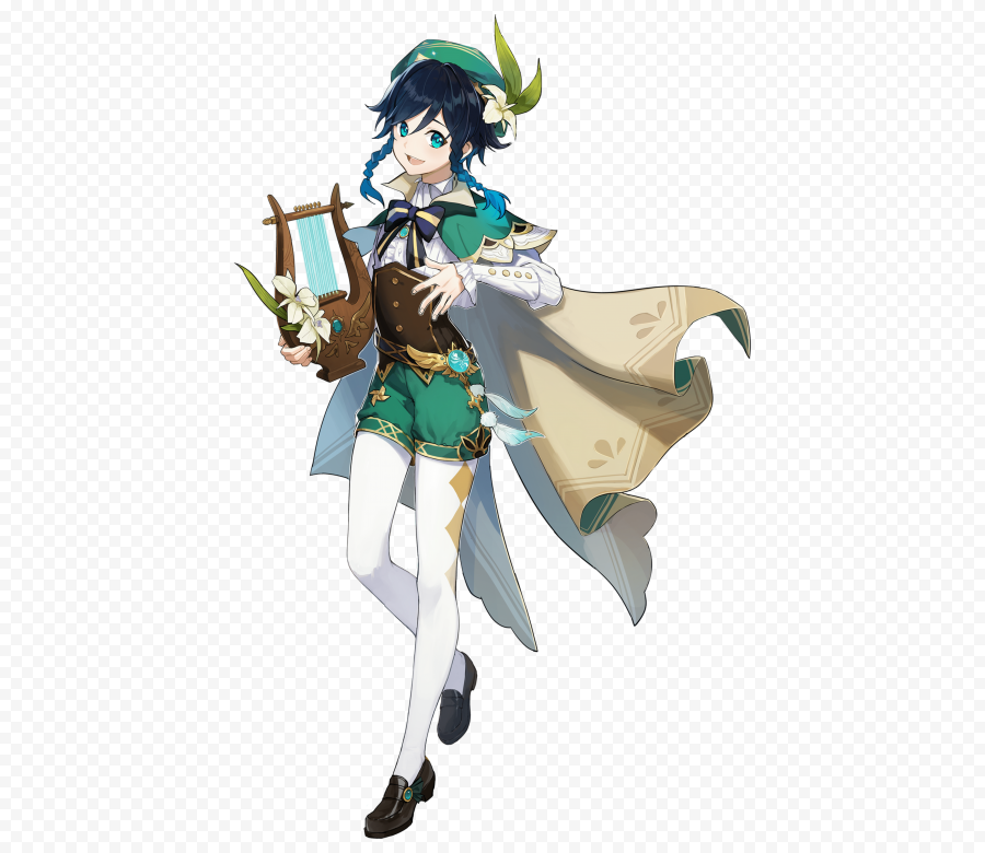 HD Venti Character genshin impact png