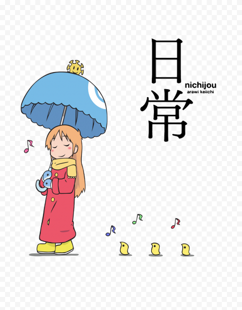 Character Nichijou Transparent Background