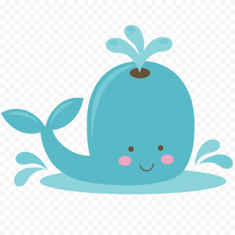 Download Cute Whale PNG Transparent