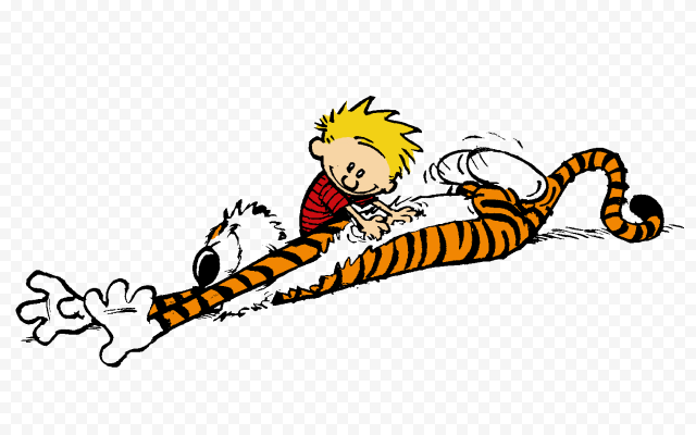 Calvin And Hobbes PNG Pic