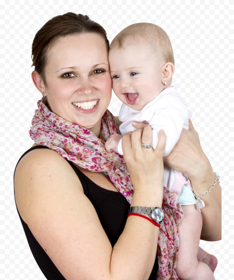 baby with mom png clipart
