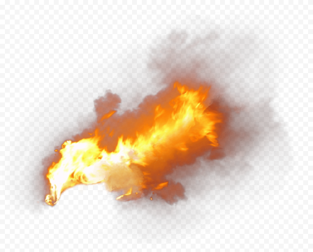 fire flame with smoke png image