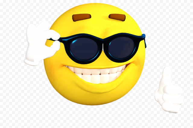 Sunglasses Emoji PNG Image Free Download