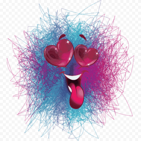 Scribble Emoji Transparent Background