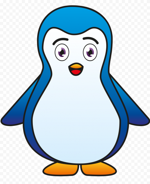 Cute Penguin PNG Transparent Image