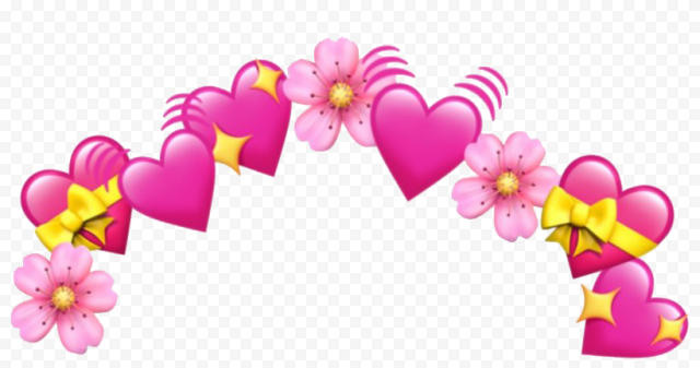Download Pink Heart Emoji PNG Pic
