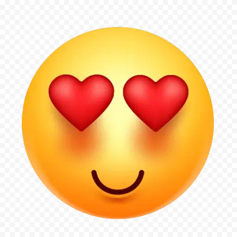 Download Heart Eyes Emoji PNG Photo