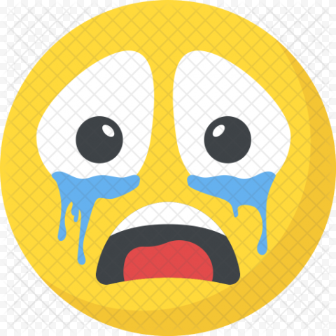 Crying Emoji PNG Transparent Background
