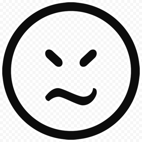 Download WhatsApp Black Outline Emoji PNG Transparent Picture