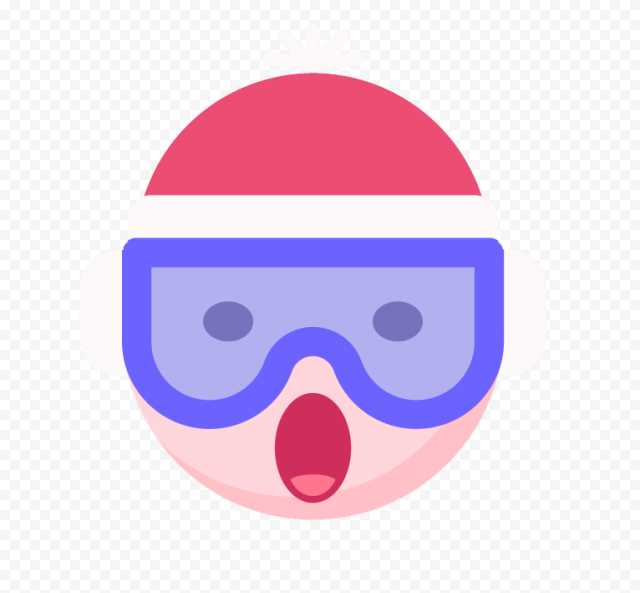 Download Cute Christmas Holiday Emoji PNG Clipart