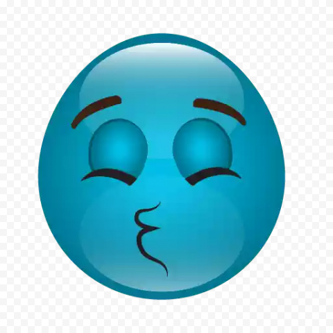 Download Blue Emoji PNG HD