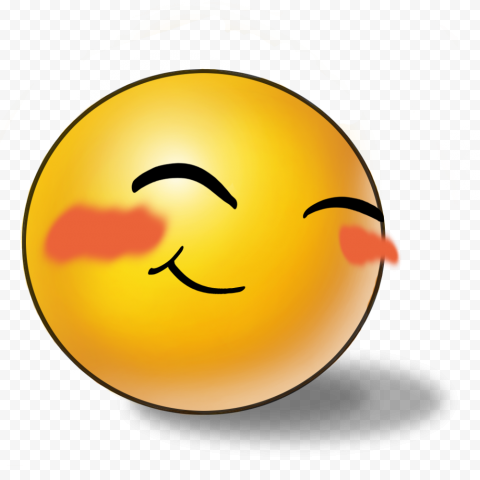 Blushing Emoji PNG Photos