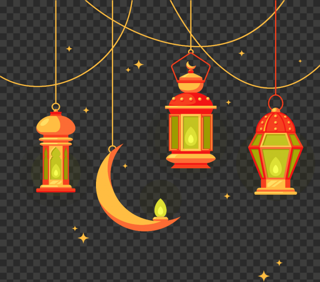 Eid Mubarak Ramadan Eid al Fitr, raya Decoration, orange, christmas Decoration, islam