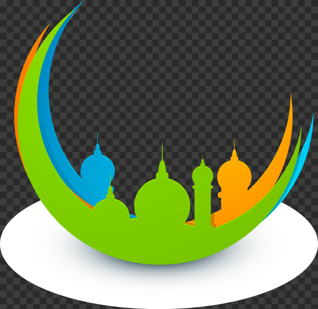 Eid Mubarak Eid al Fitr Eid al Adha Islam Salah, Castle Crescent, green mosque decor, city, grass, world 