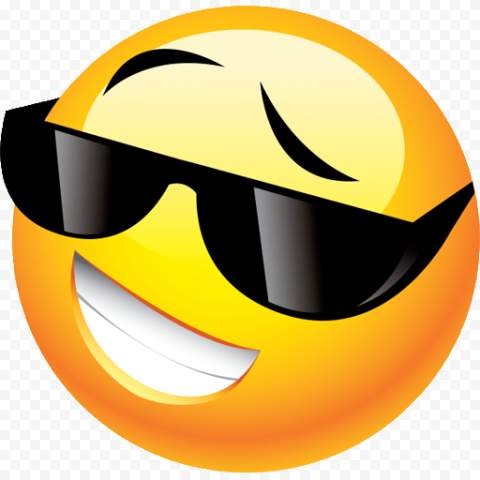 Smiley Emoticon Sunglasses, smiley, face, smiley, sticker 