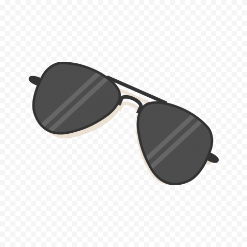 Black Aviator style sunglasses illustration, Aviator sunglasses Cartoon, sunglasses, rectangle, mirror, black 