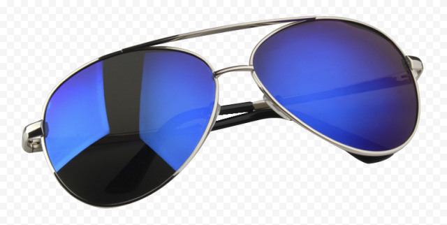 Blue aviator sunglasses with stainless steel frames, Goggles Sunglasses Light, Men's Sunglasses, glass, blue, car 