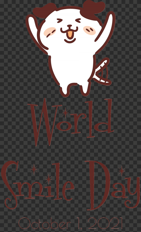 Human facial hair logo happiness smile, world smile day, png