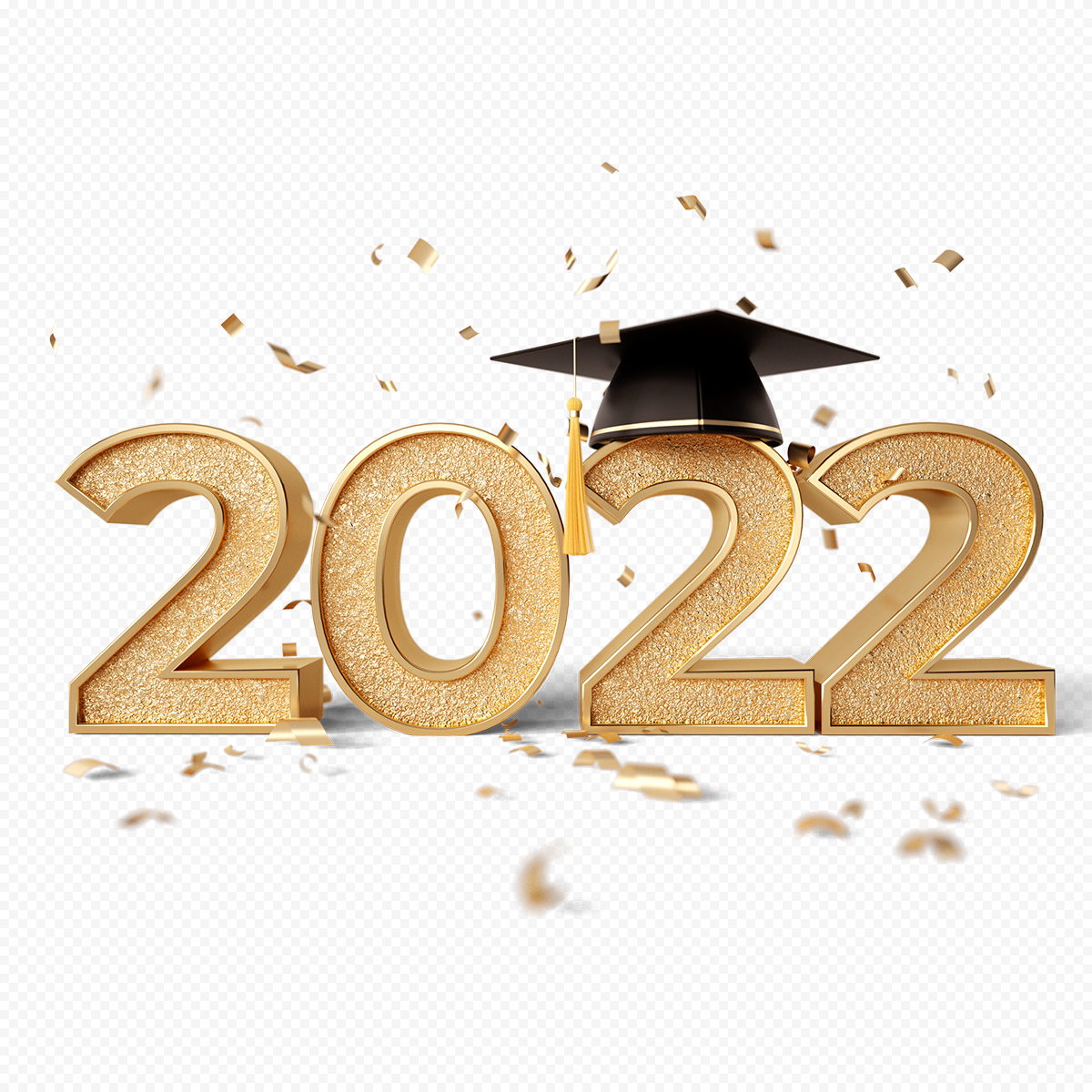 2022 Graduation Season Fonts Free PNG and clipart