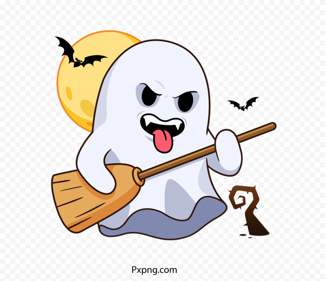 Beautiful Halloween Spooky Bat PNG