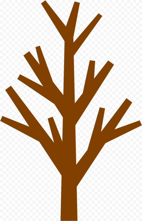 Brown Tree Without Leaves Clipart   Brown Tree No Leaves, HD Png Download