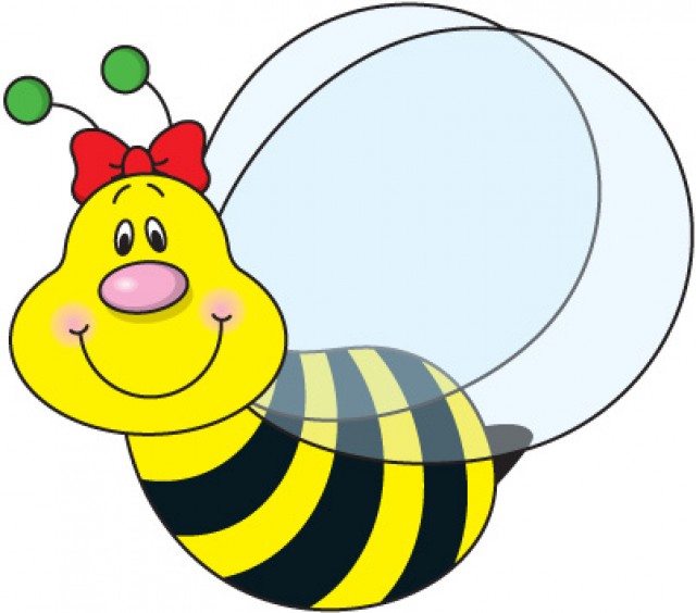 Happy Bee Cliparts png  png file