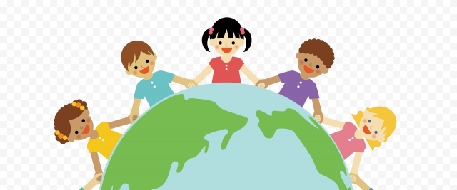 Children of the world art, Earth, Cartoon kids and earth, cartoon Character, child, hand png