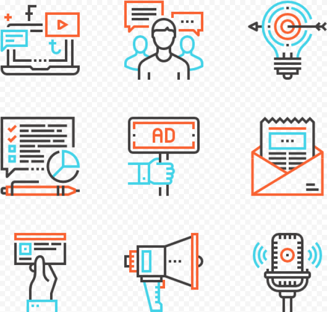 Marketing And Advertising   Server Management Icons, HD Png Download