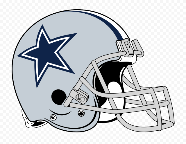 Dallas Cowboys Helmet Background PNG Image