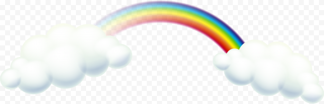 Rainbow And Clouds Png Clip Art Image   Png Clipart Clouds Png, Transparent Png