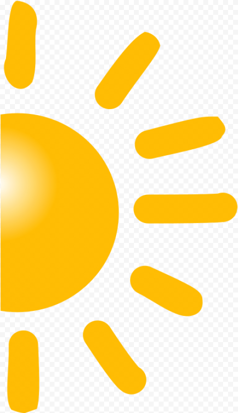 Half Sun Clipart Png, Transparent Png