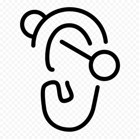 Vector Body Piercing PNG Image