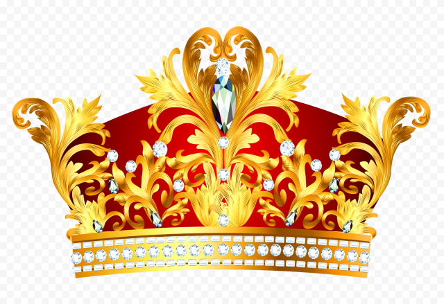 Golden Prince Crown PNG Pic