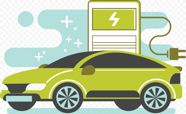 Electric Car PNG Pic HQ