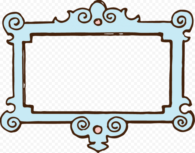 Decorative Text Box Frame Free PNG Image