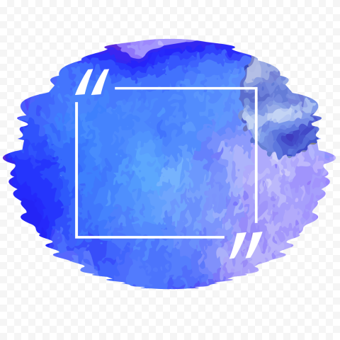 Watercolor painting Text box Quotation, Hand painted watercolor quotes text box, blue and purple ink illustration, purple, frame, blue png