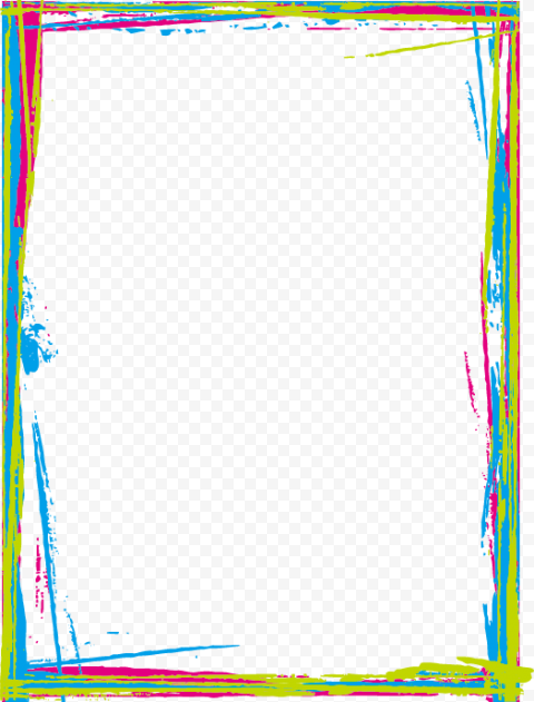 Multicolored border, Color Gold Computer file, Colored border, border, frame, png Material png