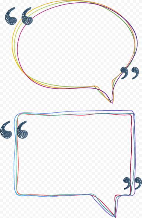 Text box Euclidean, Colored line text box material, two multicolored conversation margin, angle, white, color Splash png