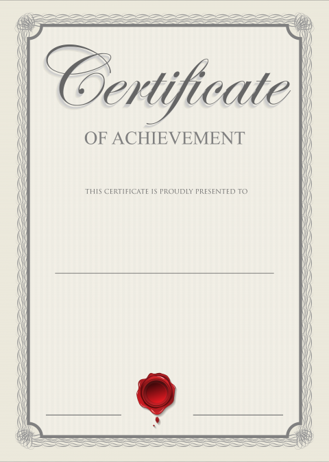 Certificate PNG Free Image