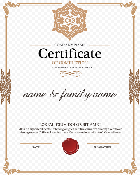 Academic certificate Diploma Authorization certificate Public key certificate, European border authorization certificate, border, template, english png