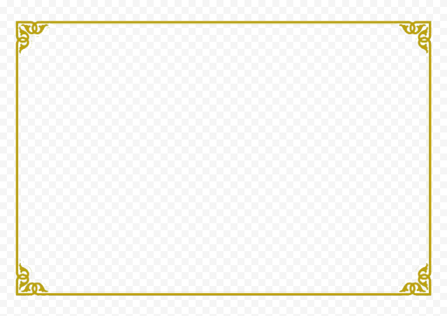 Blank Certificate PNG Image