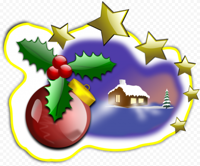 Christmas Landscape PNG Pic